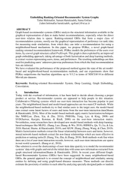 Embedding Ranking-Oriented Recommender System Graphs