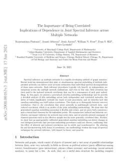 The Importance of Being Correlated: Implications of Dependence in Joint
  Spectral Inference across Multiple Networks