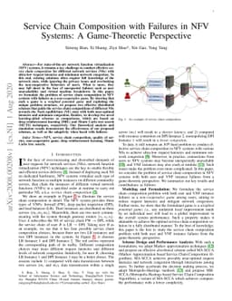 Service Chain Composition with Failures in NFV Systems: A Game-Theoretic
  Perspective