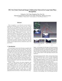 PIC-Net: Point Cloud and Image Collaboration Network for Large-Scale
  Place Recognition