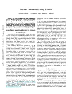 Proximal Deterministic Policy Gradient