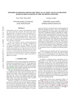 Towards Leveraging End-of-Life Tools as an Asset: Value Co-Creation
  based on Deep Learning in the Machining Industry
