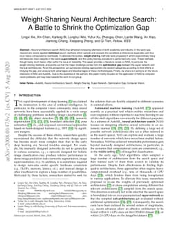 Weight-Sharing Neural Architecture Search: A Battle to Shrink the
  Optimization Gap