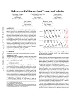 Multi-stream RNN for Merchant Transaction Prediction