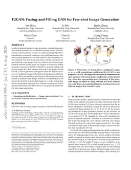 F2GAN: Fusing-and-Filling GAN for Few-shot Image Generation