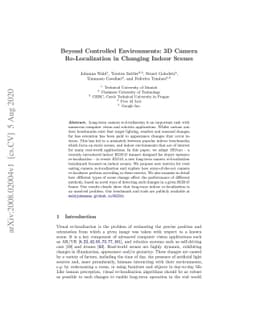 Beyond Controlled Environments: 3D Camera Re-Localization in Changing
  Indoor Scenes