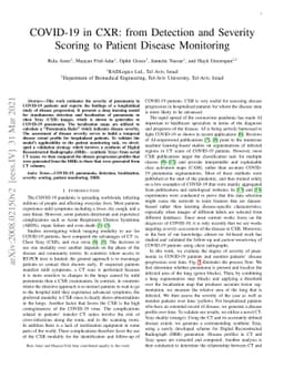 COVID-19 in CXR: from Detection and Severity Scoring to Patient Disease
  Monitoring