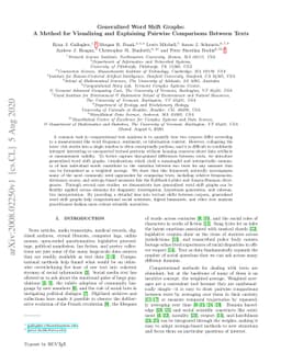 Generalized Word Shift Graphs: A Method for Visualizing and Explaining
  Pairwise Comparisons Between Texts