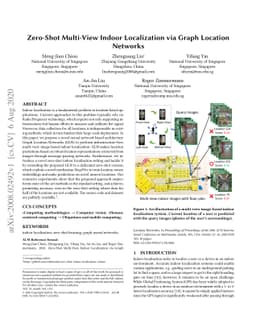 Zero-Shot Multi-View Indoor Localization via Graph Location Networks