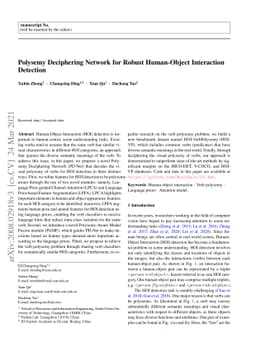 Polysemy Deciphering Network for Robust Human-Object Interaction
  Detection
