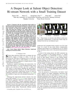A Deeper Look at Salient Object Detection: Bi-stream Network with a
  Small Training Dataset