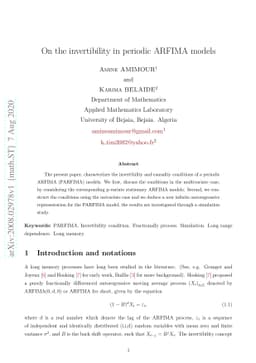 On the invertibility in periodic ARFIMA models