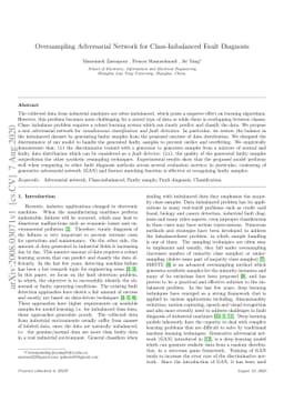Oversampling Adversarial Network for Class-Imbalanced Fault Diagnosis