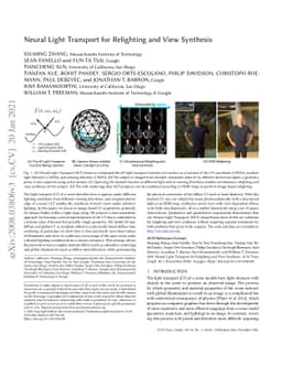 Neural Light Transport for Relighting and View Synthesis