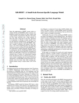 KR-BERT: A Small-Scale Korean-Specific Language Model