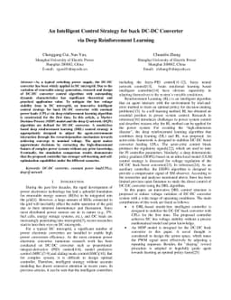 An Intelligent Control Strategy for buck DC-DC Converter via Deep
  Reinforcement Learning