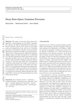 Deep State-Space Gaussian Processes