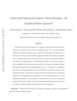 A Fast and Calibrated Computer Model Emulator: An Empirical Bayes
  Approach