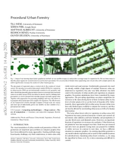 Procedural Urban Forestry