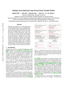 Dialogue State Induction Using Neural Latent Variable Models