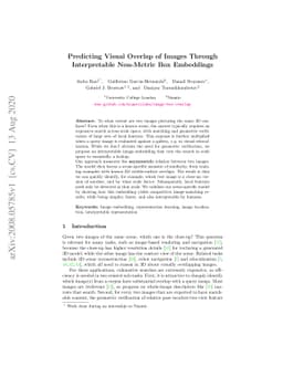 Predicting Visual Overlap of Images Through Interpretable Non-Metric Box
  Embeddings