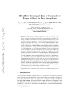 BroadFace: Looking at Tens of Thousands of People at Once for Face
  Recognition