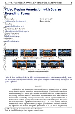 Video Region Annotation with Sparse Bounding Boxes