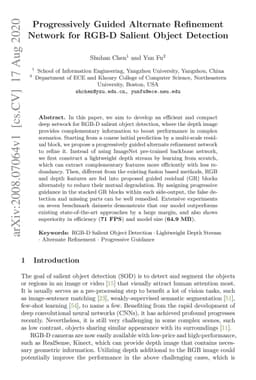 Progressively Guided Alternate Refinement Network for RGB-D Salient
  Object Detection