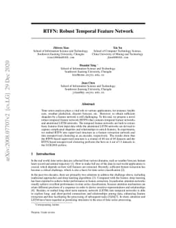 RTFN: Robust Temporal Feature Network