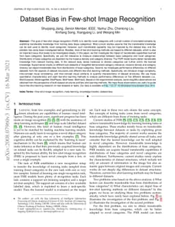 Dataset Bias in Few-shot Image Recognition