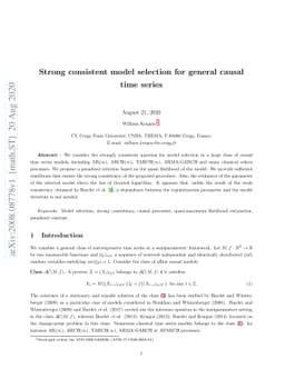 Strong consistent model selection for general causal time series