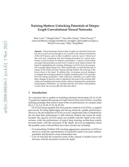 Training Matters: Unlocking Potentials of Deeper Graph Convolutional
  Neural Networks