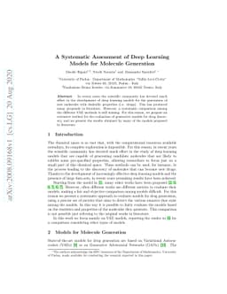 A Systematic Assessment of Deep Learning Models for Molecule Generation