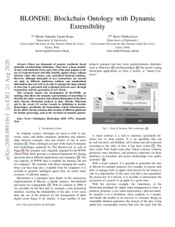 BLONDiE: Blockchain Ontology with Dynamic Extensibility