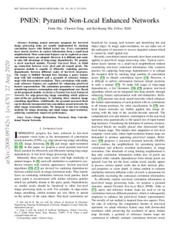 PNEN: Pyramid Non-Local Enhanced Networks