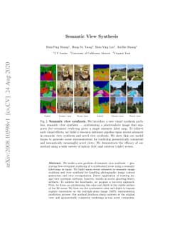 Semantic View Synthesis