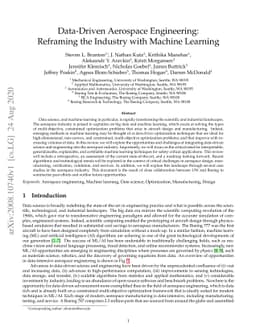 Data-Driven Aerospace Engineering: Reframing the Industry with Machine
  Learning