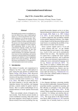 Contextualized moral inference