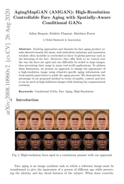 AgingMapGAN (AMGAN): High-Resolution Controllable Face Aging with
  Spatially-Aware Conditional GANs