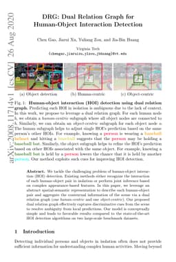 DRG: Dual Relation Graph for Human-Object Interaction Detection