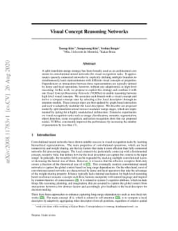 Visual Concept Reasoning Networks