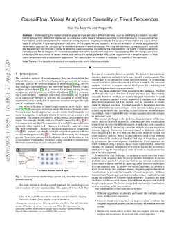 CausalFlow: Visual Analytics of Causality in Event Sequences