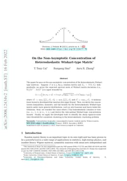 On the Non-Asymptotic Concentration of Heteroskedastic Wishart-type
  Matrix