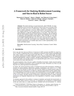A Framework for Studying Reinforcement Learning and Sim-to-Real in Robot
  Soccer