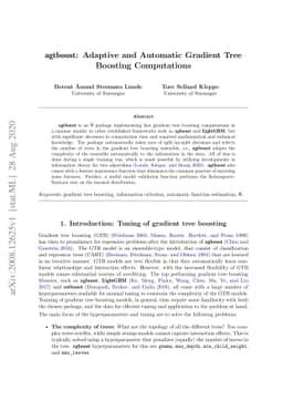 agtboost: Adaptive and Automatic Gradient Tree Boosting Computations