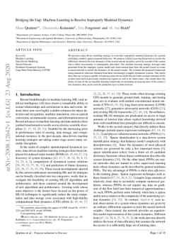 Bridging the Gap: Machine Learning to Resolve Improperly Modeled
  Dynamics