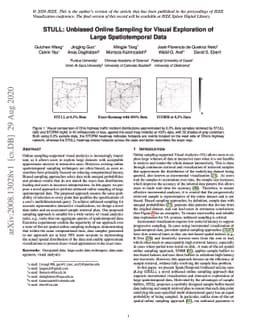 STULL: Unbiased Online Sampling for Visual Exploration of Large
  Spatiotemporal Data