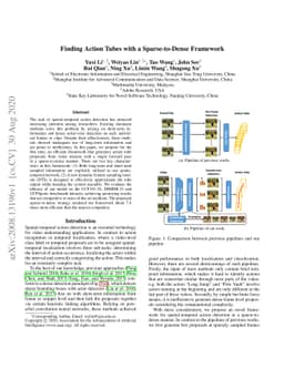 Finding Action Tubes with a Sparse-to-Dense Framework