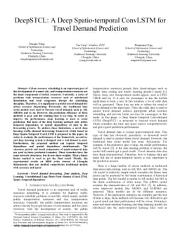 DeepSTCL: A Deep Spatio-temporal ConvLSTM for Travel Demand Prediction