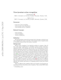 View-invariant action recognition